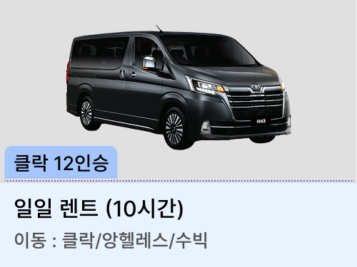 12인승 차량(일일렌트)